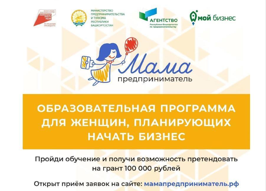 В Башкортостане стартовал прием заявок на проект «Мама-предприниматель»