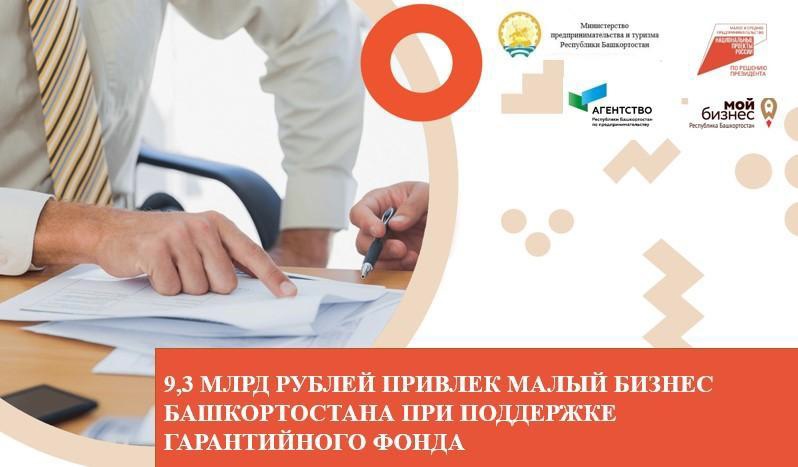 9,3 млрд рублей привлек малый бизнес Башкортостана при поддержке Гарантийного фонда